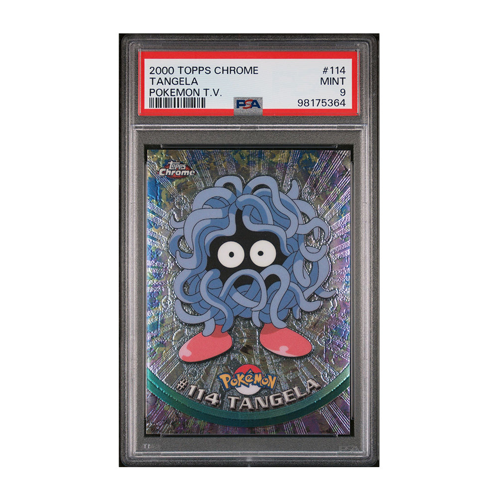 Tangela 114 [Holo, Graded PSA 9] - Pokemon 2000 Topps Chrome