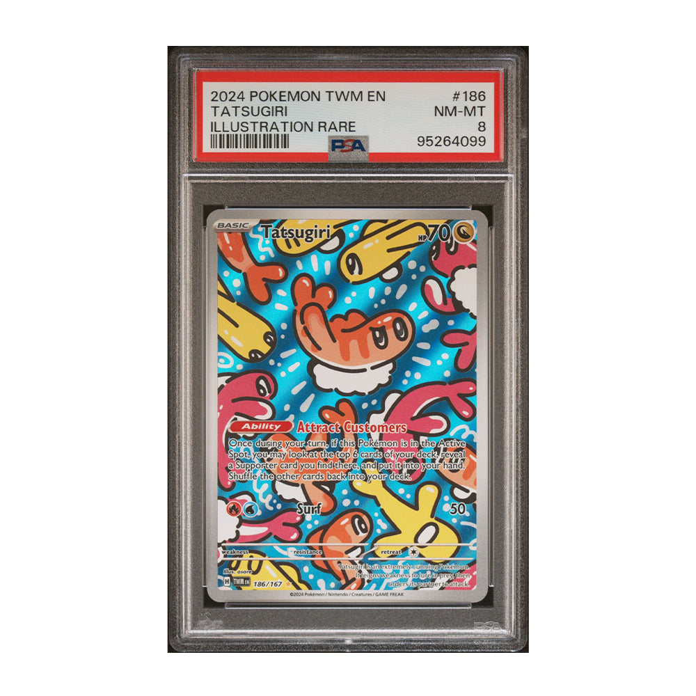 Tatsugiri 186/167 - [Holo, Graded PSA 8] SV06: Twilight Masquerade (TWM)