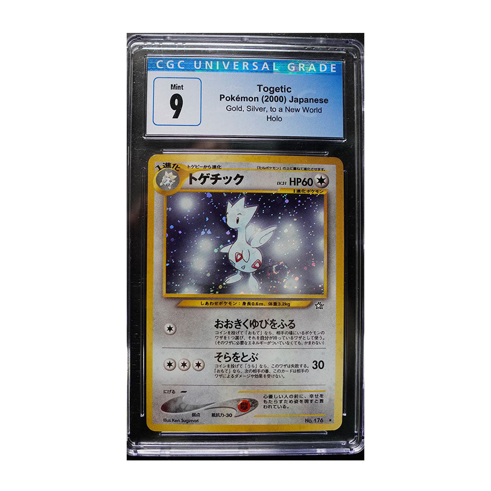 Togetic - [Japanese, Holo, Graded CGC 9] Japanese Gold, Silver, A New World