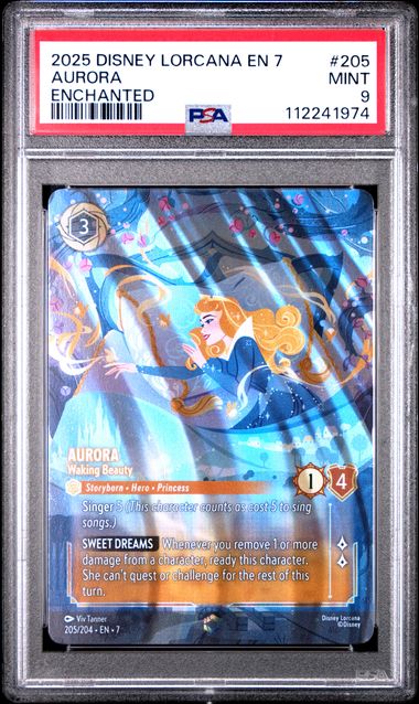 Aurora Waking Beauty (Enchanted) - [Graded PSA 9] Archazia's Island (7)