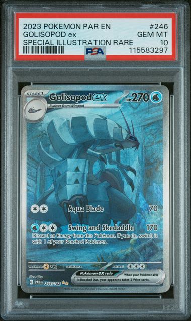 Golisopod ex #246 - [Graded PSA 10] SV04: Paradox Rift (PAR)