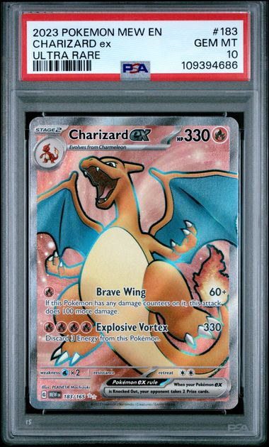 Charizard ex #183 - [Graded PSA 10] SV: Scarlet & Violet 151 (MEW)