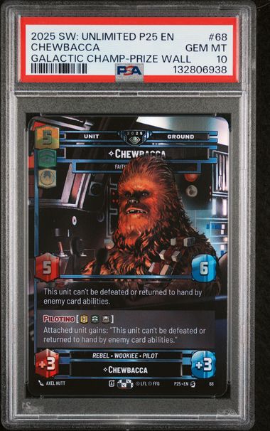 Chewbacca - Faithful First Mate #68 - [Graded PSA 10] Organized Play Promos (OPP)