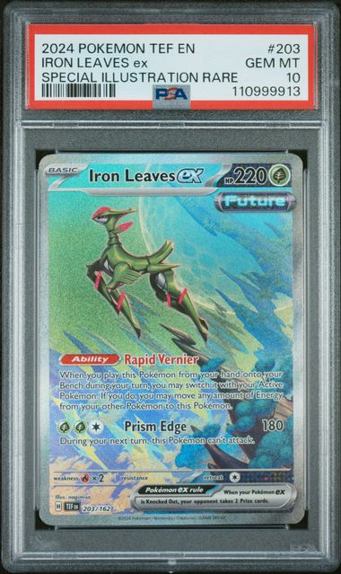 Iron Leaves Ex Special Illustration Rare #203 - [Graded PSA 10] Temporal Forces