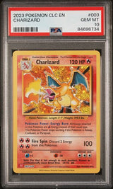 Charizard #3, Charmeleon #2, & Charmander #1 (Sequential Set) - [Graded PSA 10] Trading Card Game Classic (CL)