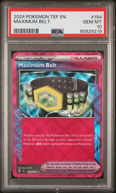 Maximum Belt #154 - [Graded PSA 10] SV05: Temporal Forces (TEF)