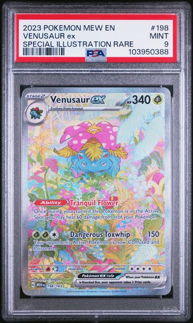 Venusaur Ex Special Illustration Rare #198 - [Graded PSA 9] Scarlet Violet 151 (Mew)
