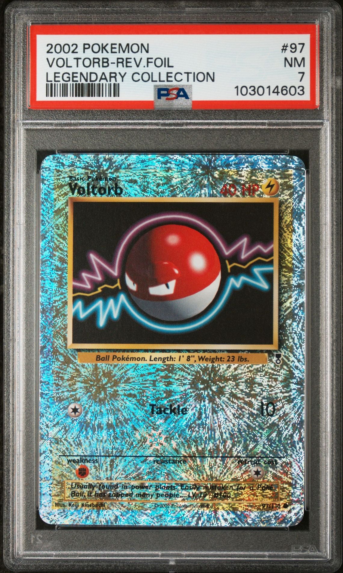 Voltorb #97 - [Reverse Holo, Graded PSA 7] Legendary Collection