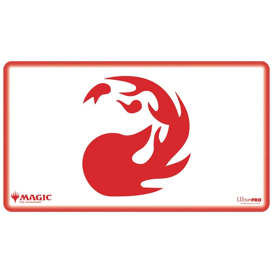 Ultra Pro MTG Stitched Edge Playmat - Mountain Mana Symbol