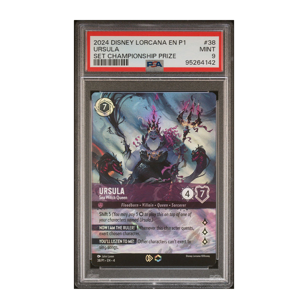 Ursula - Sea Witch Queen (Store Championship) - [Foil, Enchanted, Grad Ursula - Sea Witch Queen (Store Championship) - [Foil, Enchanted, Grad