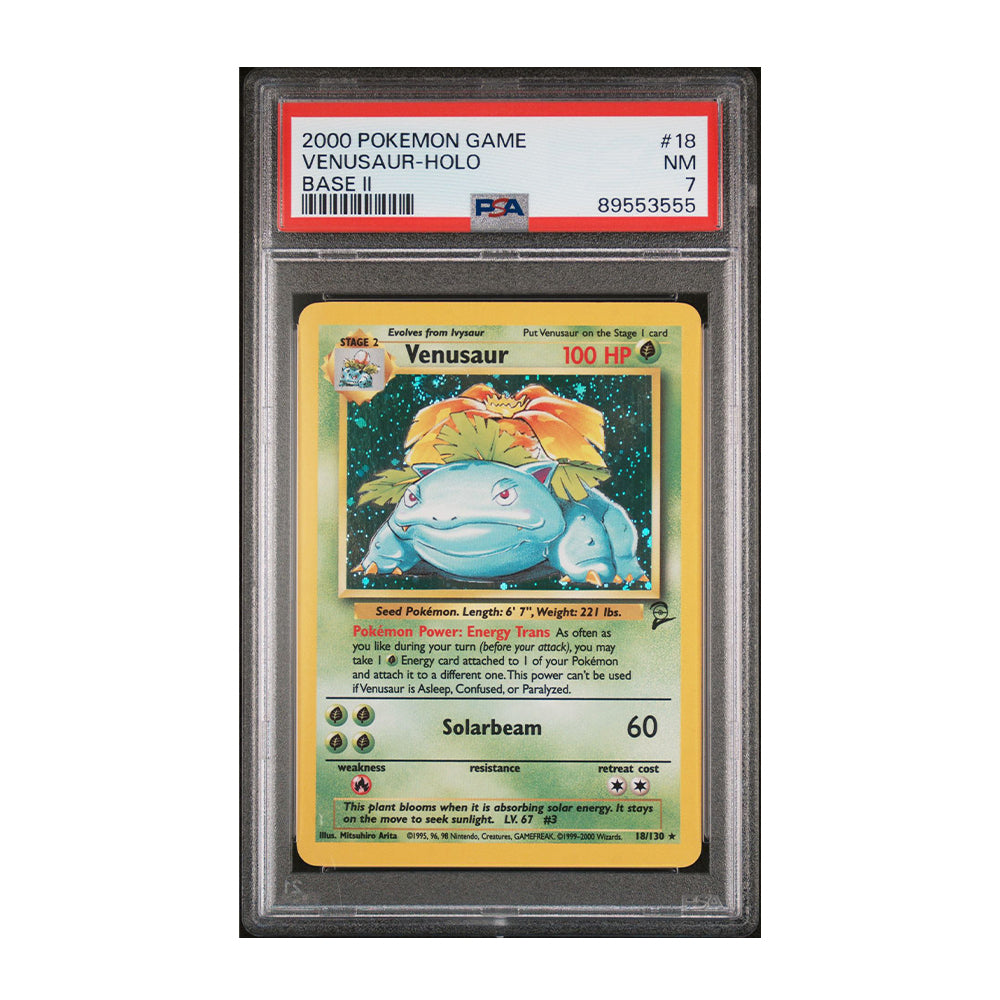 Venusaur [Holo, Graded PSA 7] -  Base Set 2 (BS2)
