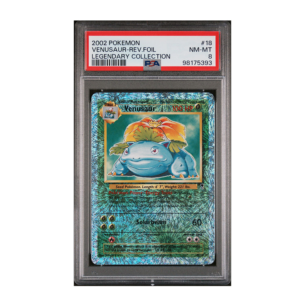 Venusaur - [Reverse Holo, Graded PSA 8] Legendary Collection (LC)