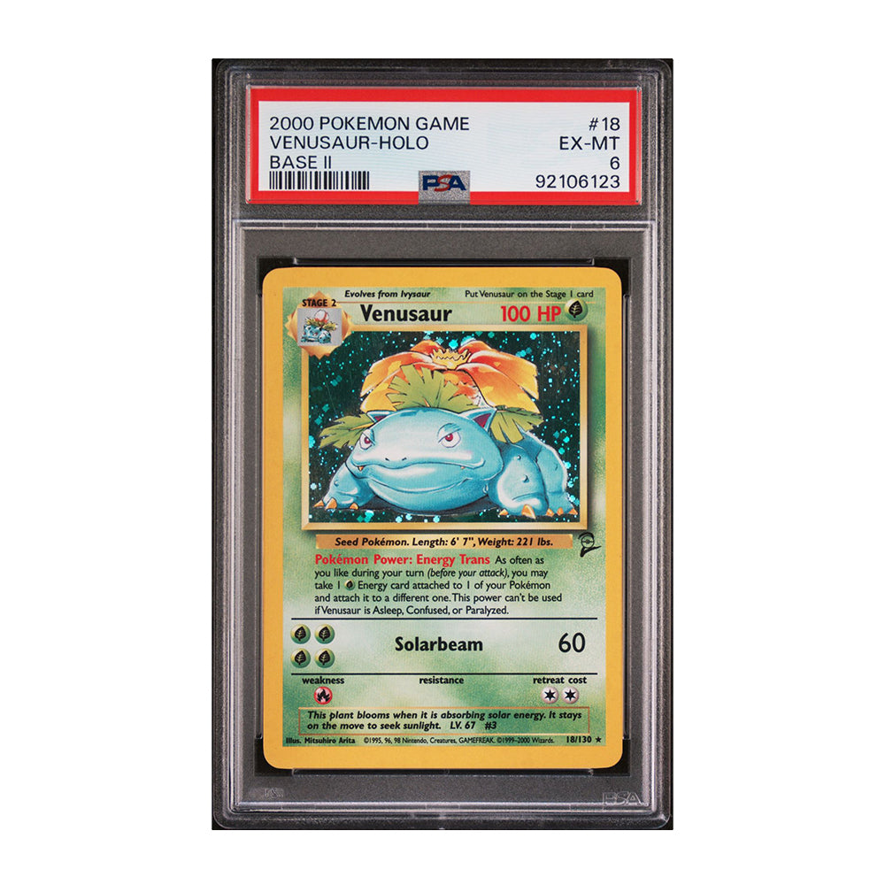 Venusaur [Holo, Graded PSA 6] - Base Set 2 (BS2)