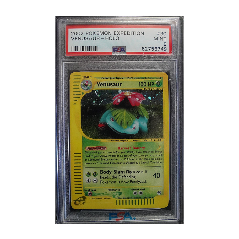 Venusaur (30) - [Holo, Graded PSA 9] Expedition (EX)