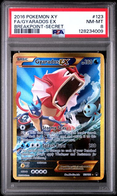 Gyarados EX #123 - [Graded PSA 8] XY - BREAKpoint (BKP)