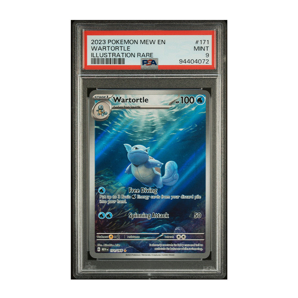Wartortle 171/165 [Holo, Graded PSA 9] -  SV: Scarlet & Violet 151 (MEW)