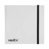 Vault X 12-Pocket Strap Binder - White