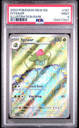 Ivysaur Illustration Rare #167 - [Graded PSA 9] Scarlet Violet 151 (Mew)