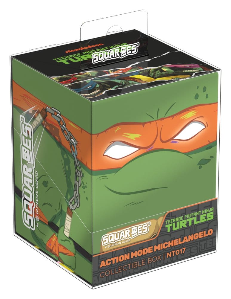 Squaroes TMNT - Action Mode Michelangelo - Ultimate Guard Deck Box