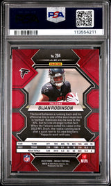 Bijan Robinson 2023 Panini Mosaic #284 Genesis - [PSA Graded 10] - Back