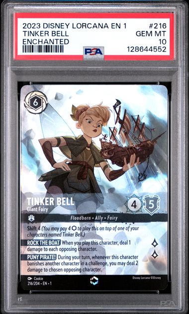 Tinker Bell - Giant Fairy (Enchanted) - [Graded PSA 10] The First Chapter (1)