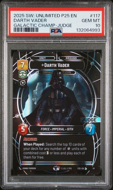 Darth Vader - Commanding the First Legion - [Graded PSA 10] Judge Promos (JDG)