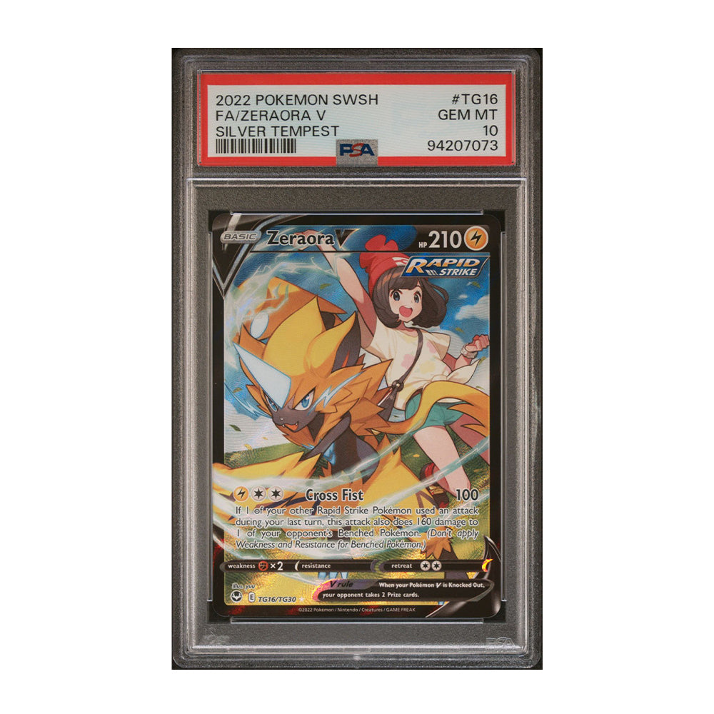 Zeraora V [Graded PSA 10] - SWSH12: Silver Tempest Trainer Gallery (SWSH12: TG)