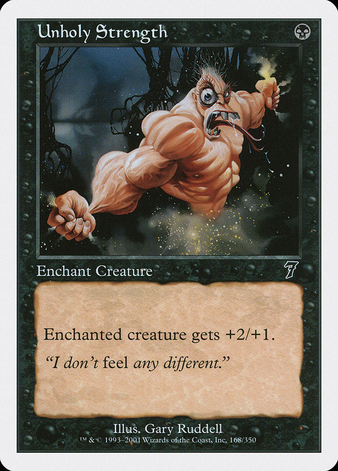 Unholy Strength - [Foil] Seventh Edition (7ED)
