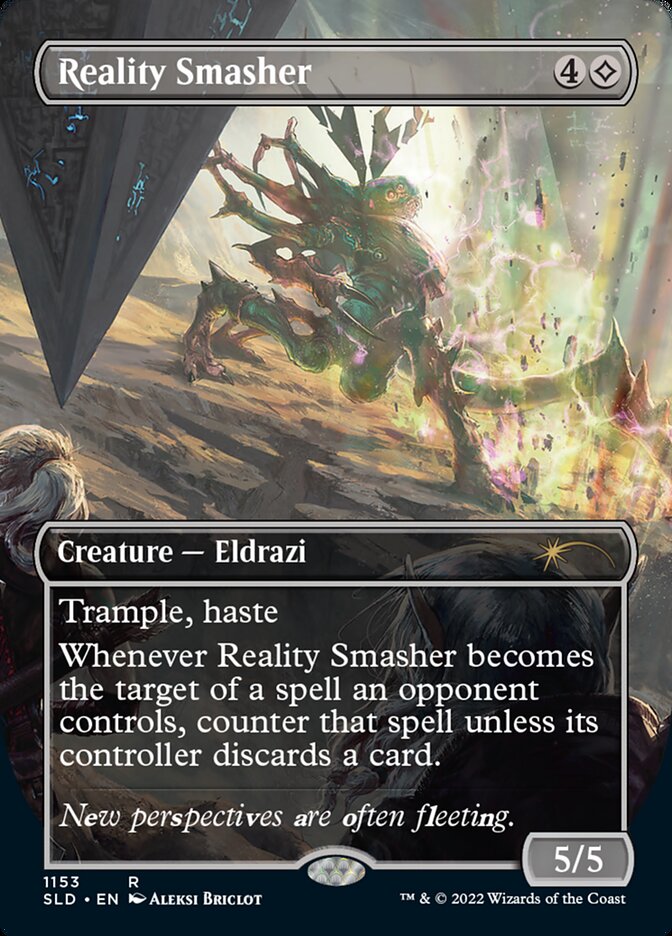 Reality Smasher (1153) - [Foil, Borderless] Secret Lair Drop (SLD)