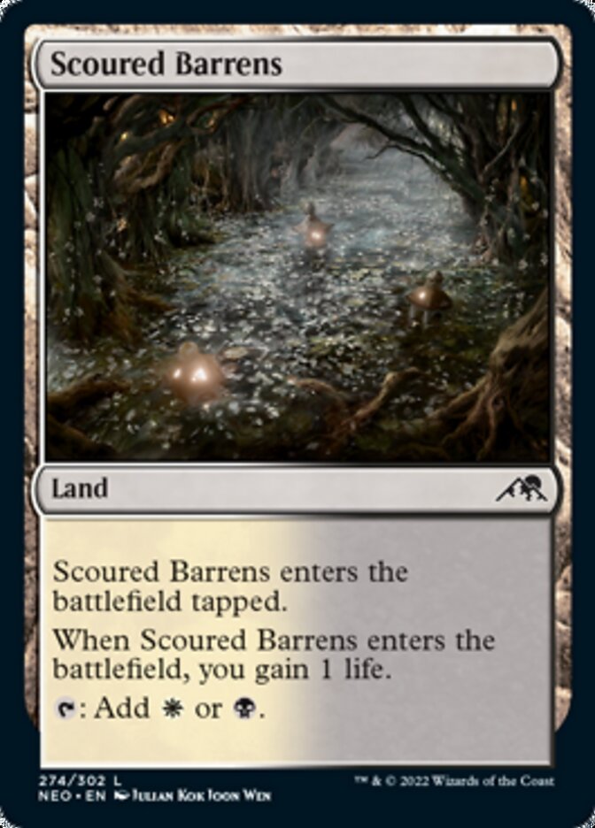 Scoured Barrens - [Foil] Kamigawa: Neon Dynasty (NEO)