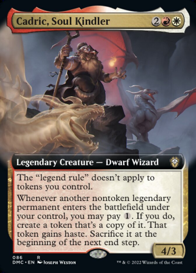 Cadric, Soul Kindler - [Foil, Extended Art] Dominaria United Commander (DMC)
