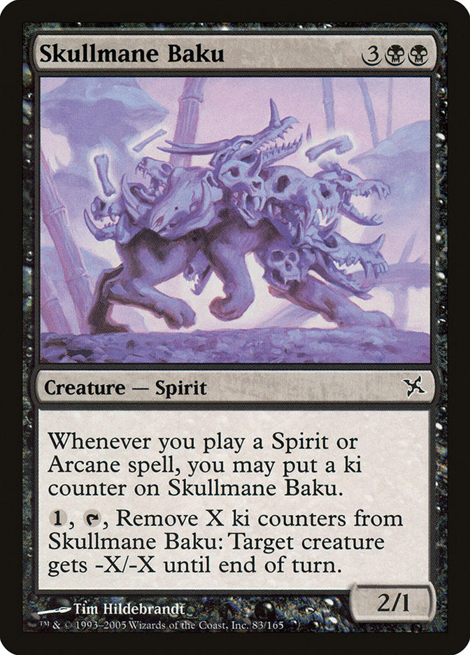 Skullmane Baku - [Foil] Betrayers of Kamigawa (BOK)