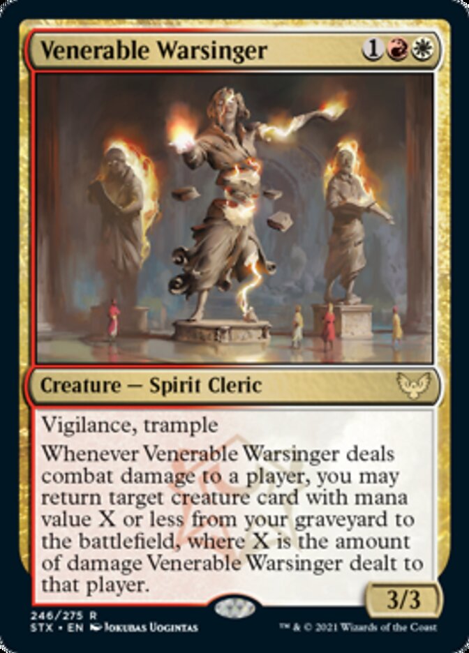Venerable Warsinger - [Foil] Strixhaven: School of Mages (STX)