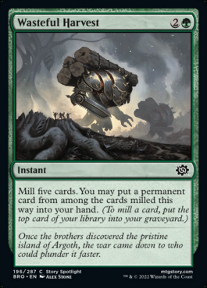 Wasteful Harvest - [Foil] The Brothers' War (BRO)
