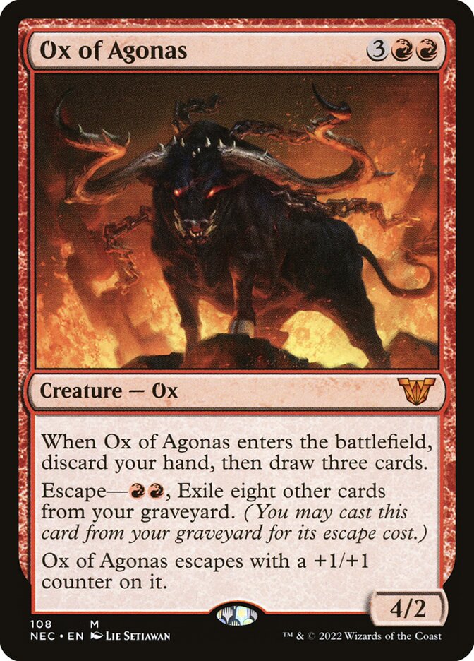 Ox of Agonas - Neon Dynasty Commander (NEC)