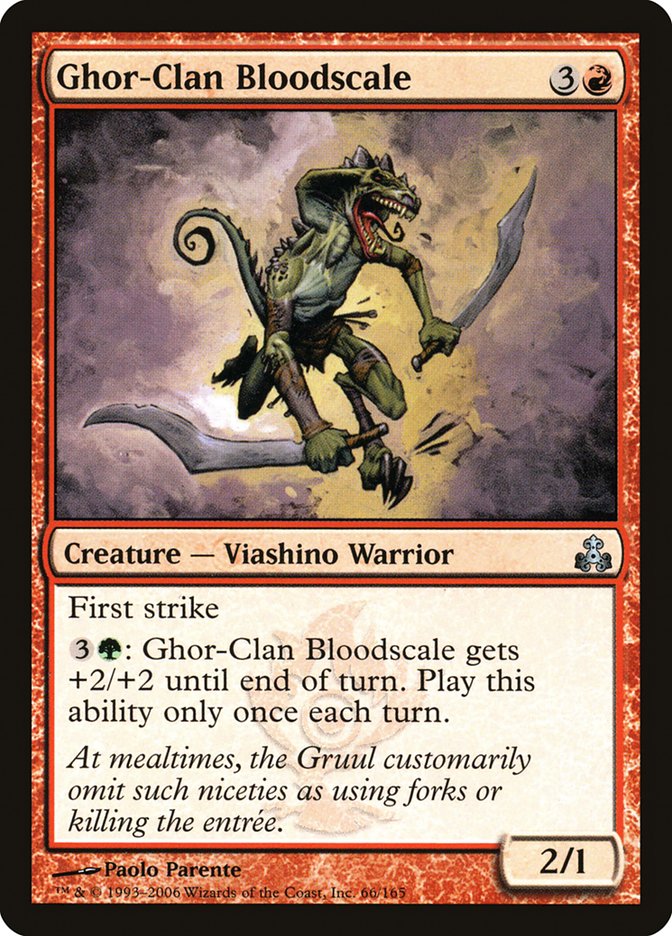 Ghor-Clan Bloodscale - [Foil] Guildpact (GPT)