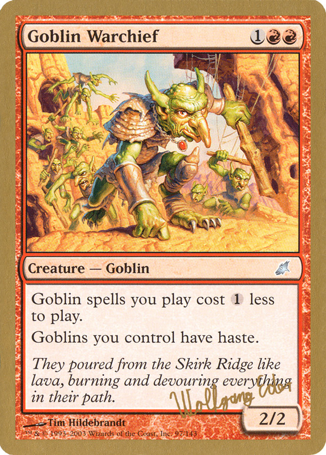 Goblin Warchief - World Championship Decks 2003 (WC03)
