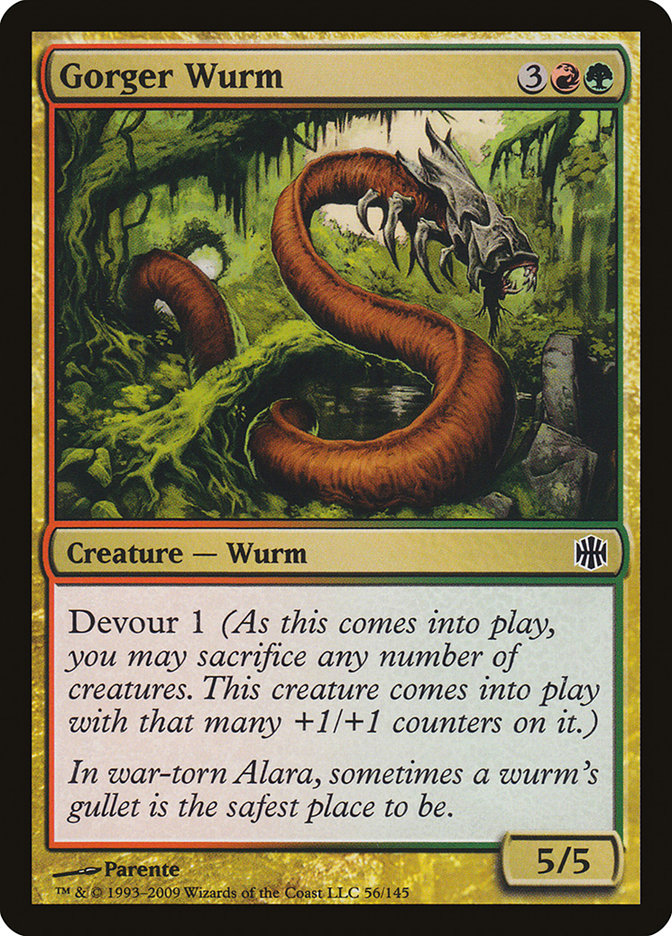 Gorger Wurm - Alara Reborn (ARB)