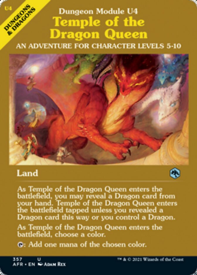 Temple of the Dragon Queen - [Foil, Showcase] Adventures in the Forgotten Realms (AFR)