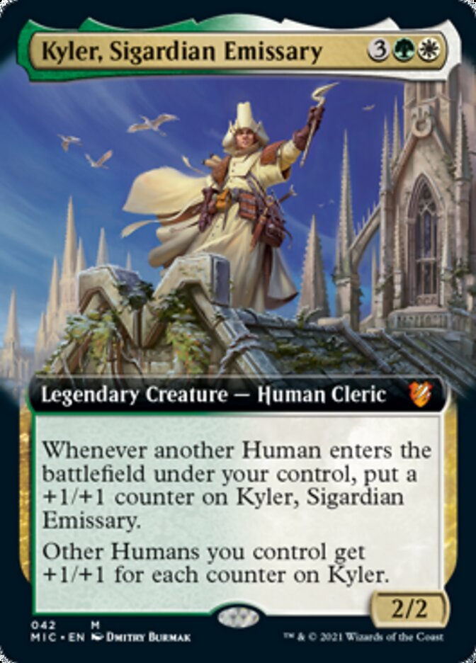 Kyler, Sigardian Emissary - [Extended Art] Midnight Hunt Commander (MIC)