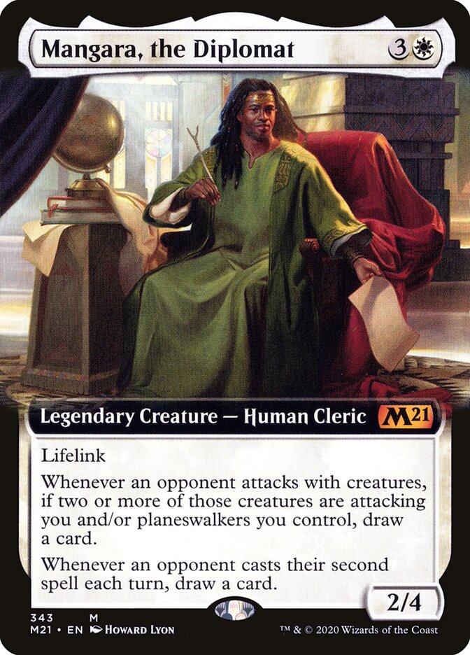 Mangara, the Diplomat - [Extended Art] Core Set 2021 (M21)