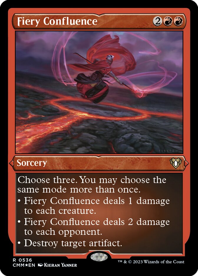 Fiery Confluence - [Etched Foil] Commander Masters (CMM)