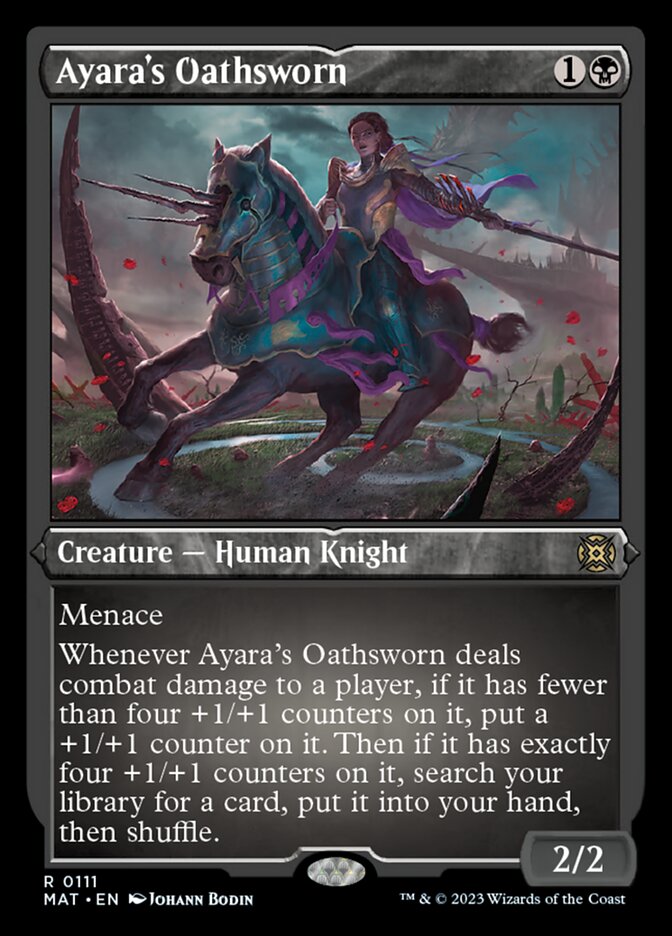 Ayara's Oathsworn - [Etched Foil] March of the Machine: The Aftermath (MAT)
