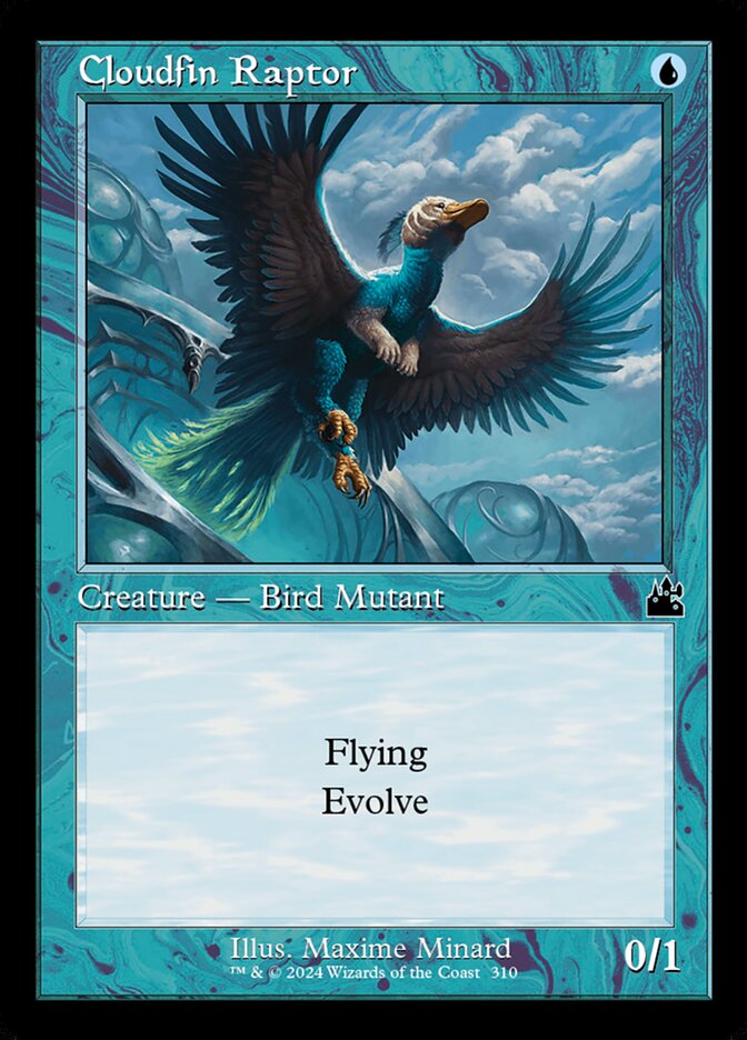 Cloudfin Raptor - [Retro Frame] Ravnica Remastered (RVR)