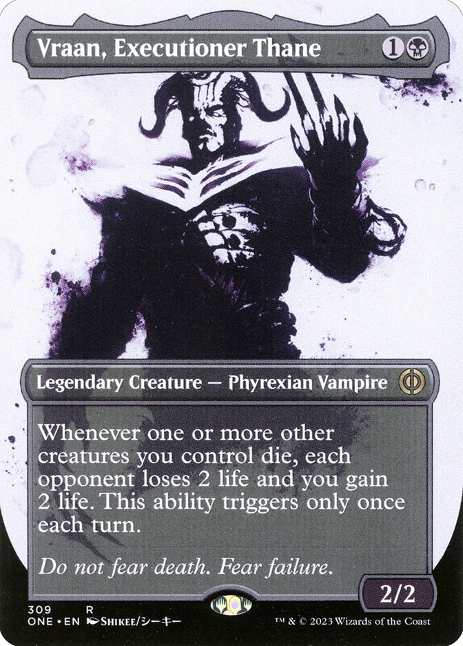 Vraan, Executioner Thane - [Foil, Showcase] Phyrexia: All Will Be One (ONE)