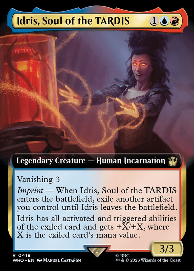 Idris, Soul of the TARDIS - [Foil, Extended Art] Doctor Who (WHO)