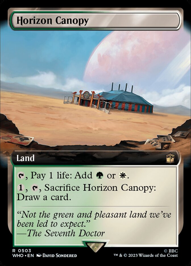 Horizon Canopy - [Foil, Extended Art] Doctor Who (WHO)