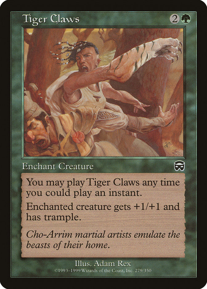 Tiger Claws - [Foil] Mercadian Masques (MMQ)