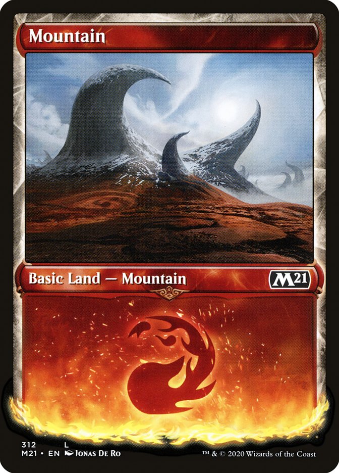 Mountain - [Showcase] Core Set 2021 (M21)