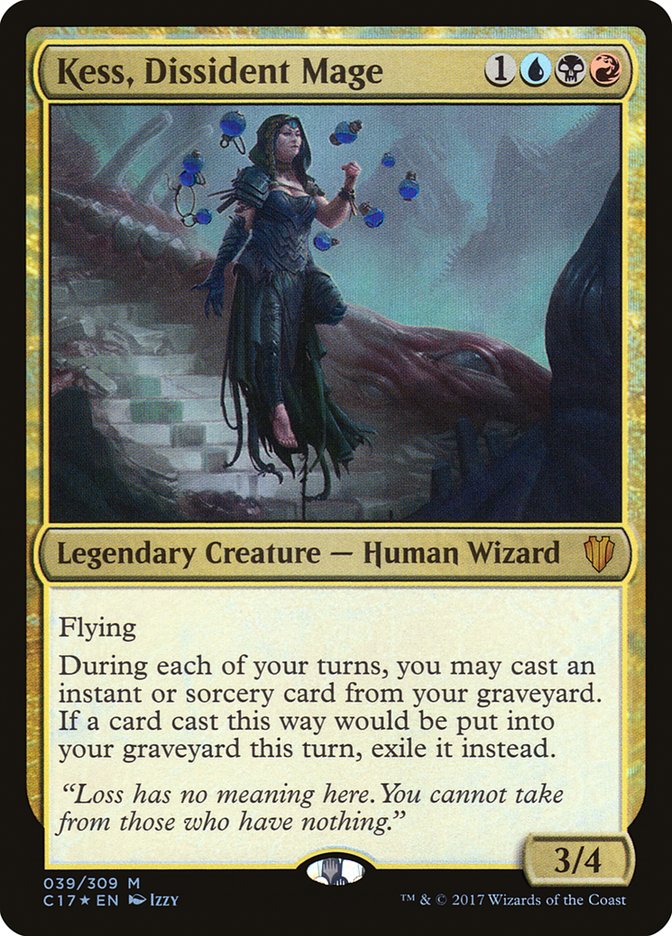 Kess, Dissident Mage - [Foil] Commander 2017 (C17)